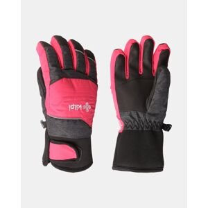Children's finger ski gloves Kilpi SKIMI-J Pink