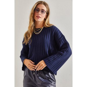 Bianco Lucci Dámsky vzorovaný pletený sveter