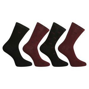 4PACK Calvin Klein Women's Socks Multicolored