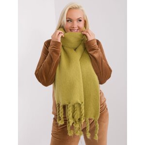 Olive Smooth Winter Scarf