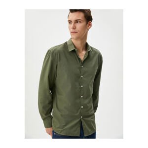 Koton Classic Shirt Slim Fit Long Sleeve Buttoned