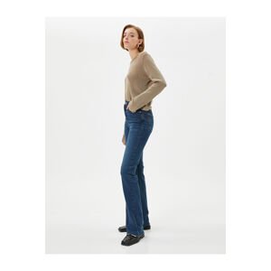 Koton Flared Leg Jeans Slim Fit Normal Waist - Victoria Slim Jean
