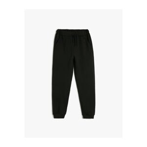 Koton Basic Jogger Sweatpants with Tie Waist Pocket