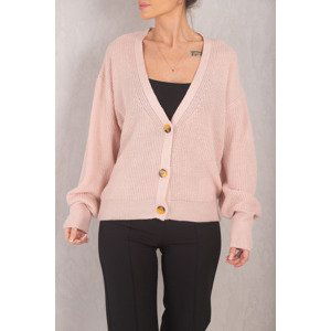 armonika Women's Powder Thessaloniki Knitted Buttoned Cardigan