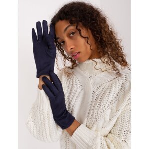 Women's Navy Blue Touch Gloves