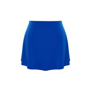 Trendyol Curve Navy Blue Shorts and Skirt Slimming Bikini Bottom