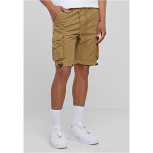 Men's Double Pocket Cargo Shorts - Brown