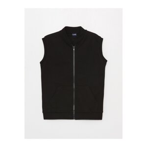 LC Waikiki Crew Neck Basic Boy Zippered Vest