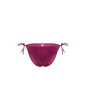 Trendyol Purple Tie Shiny Lacquer Printed Brazilian Bikini Bottom