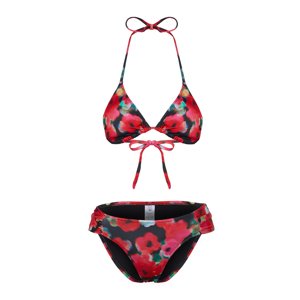 Trendyol Floral Patterned Triangle Regular Bikini Set