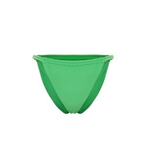 Trendyol Green Tunnel High Leg Brazilian Bikini Bottom