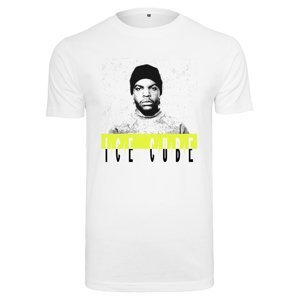 White T-shirt with Ice Cube logo