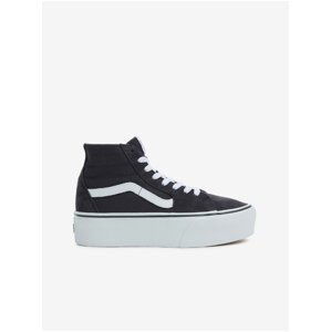 Dark gray women's ankle suede sneakers VANS UA SK8-Hi Tapered - Women