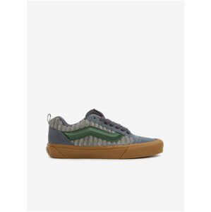 Grey men's sneakers with suede details VANS Knu Skool - Men's