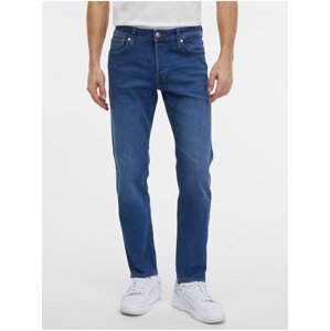 Blue Mens Slim Fit Jeans Jack & Jones Mike - Men