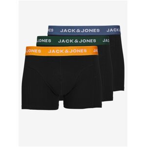 Set of three men's black boxer shorts Jack & Jones - Men's