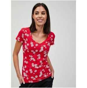 Red Floral T-Shirt ORSAY - Women