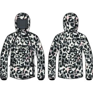 Women's ski jacket with membrane ALPINE PRO GHADA crème pd variant