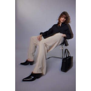 DEFACTO Wide Leg Fabric Trousers