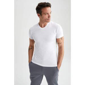 DEFACTO Slim Fit top s výstrihom do V