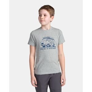 Boys' T-shirt KILPI SALO-JB Light gray