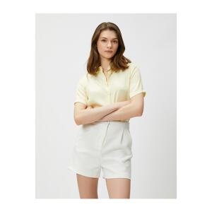 Koton Short Sleeve Shirt with Buttons