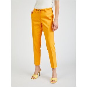 Orsay Orange Ladies Shortened Pants with Strap - Women