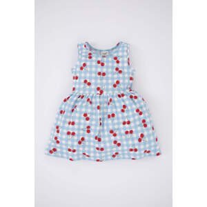 DEFACTO Baby Girl Patterned Sleeveless Dress