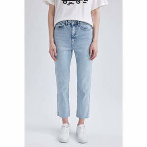 DEFACTO Mary Straght Fit High Waist Cropped Ended Jeans