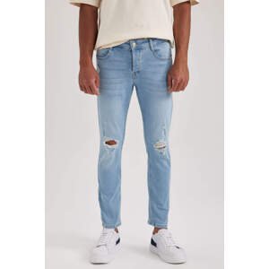 DEFACTO Carlo Skinny Fit Normal Waist Skinny Leg Ripped Detailed Jean Trousers