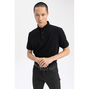 DEFACTO Slim Fit Polo Neck Short Sleeve T-Shirt