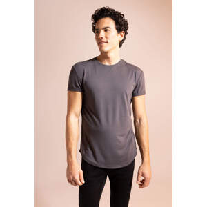 DEFACTO Long Muscle Fit Crew Neck T-Shirt