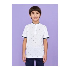 LC Waikiki Big Collar Printed Short Sleeve Oversized T-Shirt