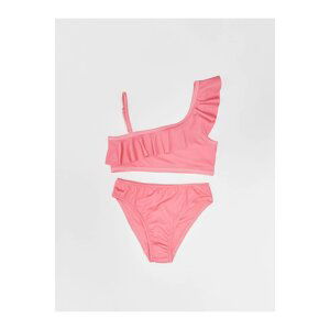 LC Waikiki Frill Detailed Girls' Bikini Set