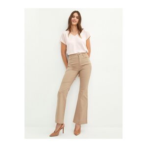 LC Waikiki Normal Waist Slim Fit Women's Trousers with Pocket Detail