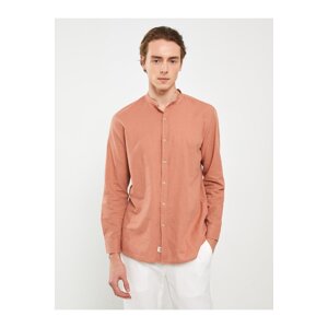 LC Waikiki Men's Regular Fit Long Sleeve Linen Shirt