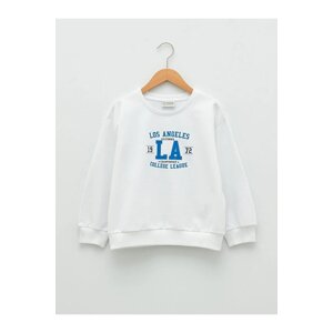 LC Waikiki Lcw Kids Crew Neck Printed Long Sleeve Girls Sweatshirt