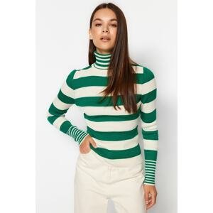 Trendyol Stone Striped Knitwear Sweater