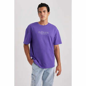 DEFACTO Comfort Fit Crew Neck T-Shirt