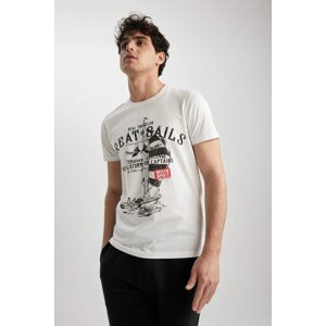 DEFACTO Slim Fit Crew Neck T-Shirt