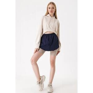 Bigdart 1888 Sweatshirt And Pullover Under Shirt Skirt Navy Blue