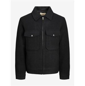 Black men's wool jacket jacket Jack & Jones Baxter - Men