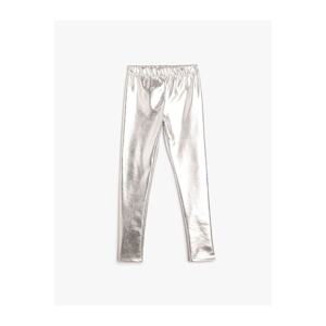 Koton Shiny Leggings. Elastic Waist.