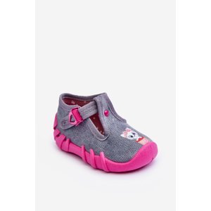 Befado Ankle Boots Slippers Grey and Pink