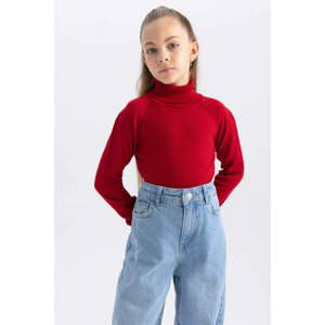 DEFACTO Girl Regular Fit Turtleneck Pullover