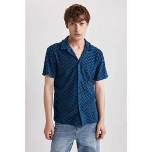 DEFACTO Regular Fit Printed Short Sleeve Shirt