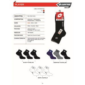 Raj-Pol Man's 3Pack Socks M Lotto Player NE