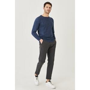 ALTINYILDIZ CLASSICS Men's Dark Gray Comfort Fit 360 Degree All-Way Side Pocket Trousers