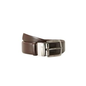 ALTINYILDIZ CLASSICS Men's Brown 100% Genuine Leather Plain Double-Sided Casual Belt