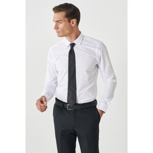 ALTINYILDIZ CLASSICS Men's White Tailored Slim Fit Slim Fit Shirt